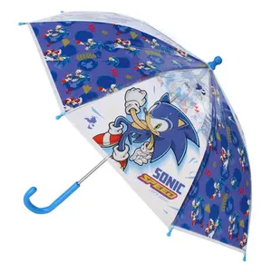 Textiel Trade Kids' Sonic the Hedgehog Stick Umbrella, Stick Umbrellas