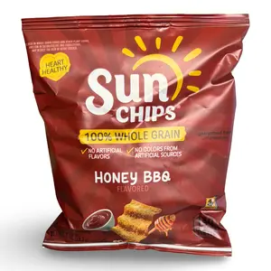 Sunchips Honey BBQ, Whole Grain Chips, 1.375 Oz., 8 Bags