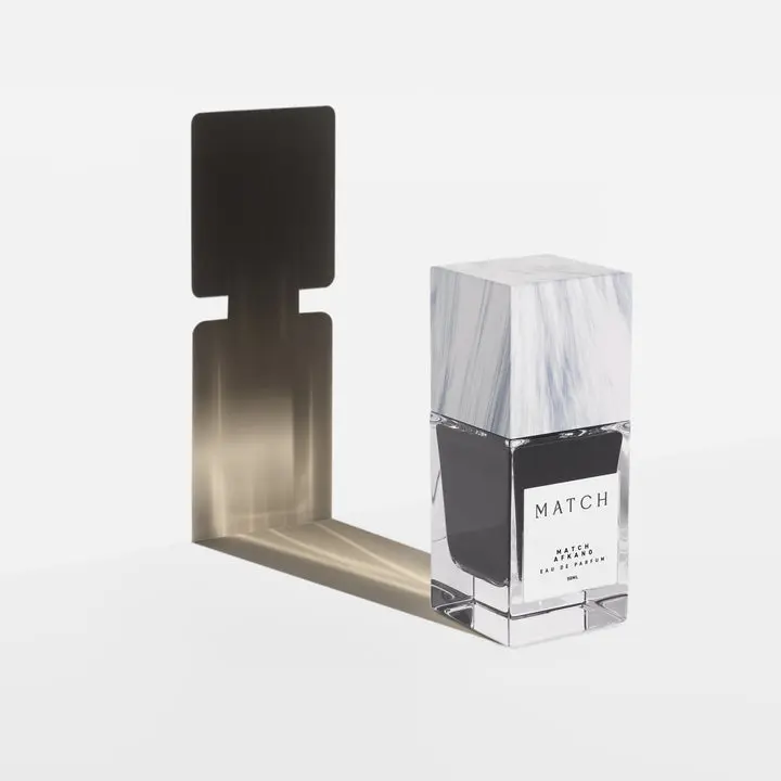 Unisex Match Afkano Woody Amber Perfume - Scent with Raspberry, Spices, Deep Powerful Ambrox, Rich Notes