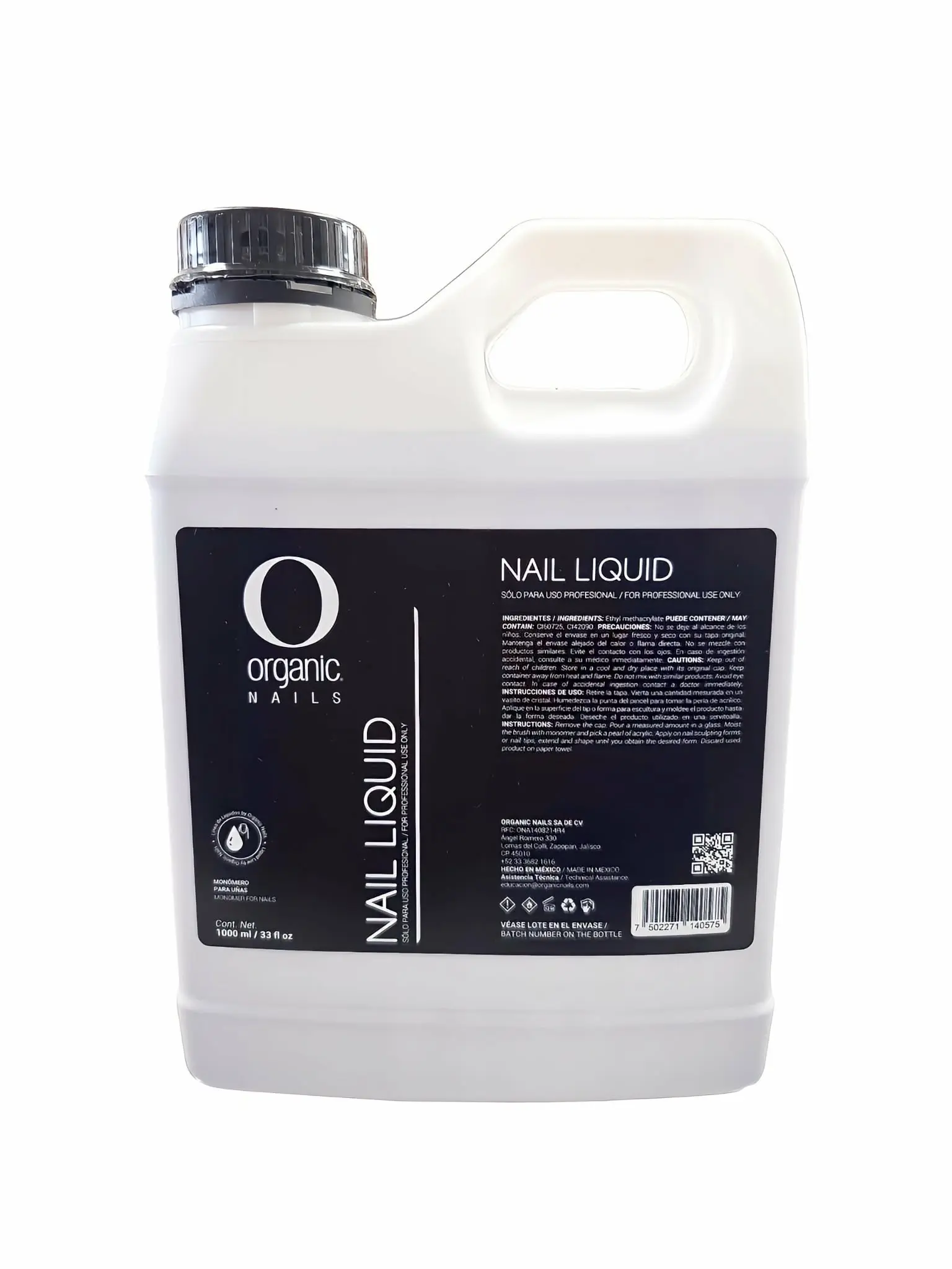 Organic Nails Monomer Liquid - 32 fl oz, Nail Tech Supplies, Diy Nail Art