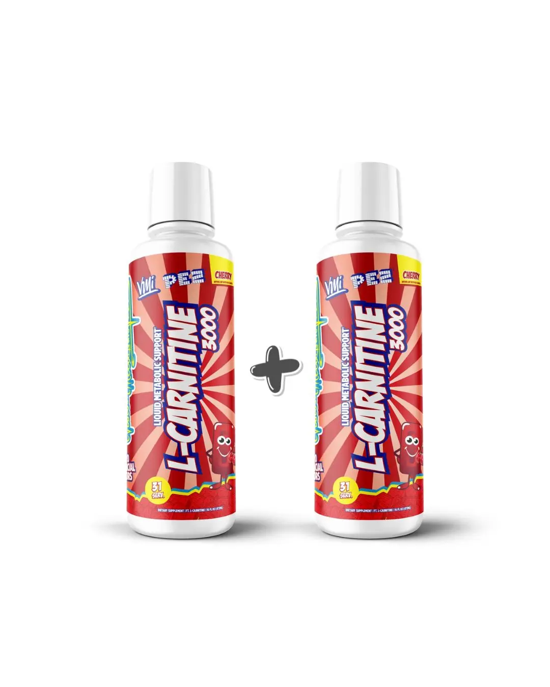 VMI Sports 2 Pack L-Carnitine 3000 - Liquid L-Carnitine Supplement