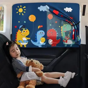 Cartoon Pattern Car Side Window Sunshade, Magnetic Sunshades Car Side Window Sunshade, Universal Car Side Window Sunshade for SUV, Sunshade Cover