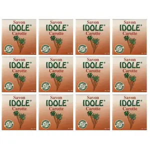 Idole Carrot Soap ORIGINAL MADE IN SPAIN 100g (Pack of 12)