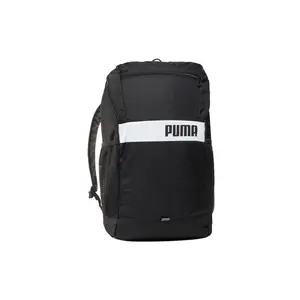 PUMA Plus Large-Capacity Polyester Unisex Casual Lightweight Daily Backpack in Black, Casual Backpack
