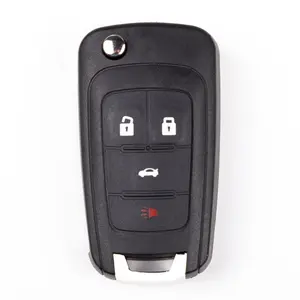 Replacement Flip Key Fob for 2011-2018 Chevrolet, 4B PEPS, FCC# OHT05918179, Part# 13500318, 5921872