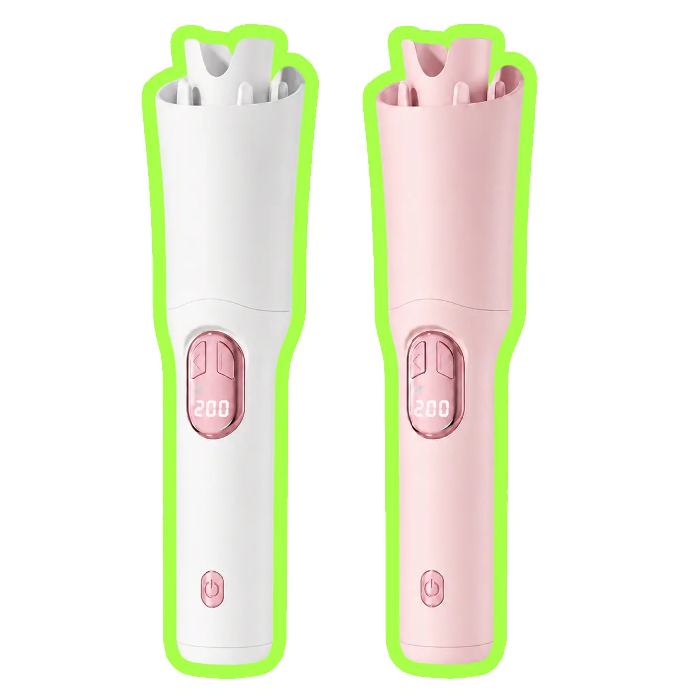 Cordless Automatic Hair Curler 32mm, Rechargeable auto Curling Iron Wand for Beach Waves, Portable Hair Styling Tool