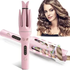 Electric Heated 28mm Hair Curler, 4 Heat Levels Hair Curling Iron, Professional Long-lasting Electric Big Wave Hair Styling Tool for Beach Waves, Blitz Curler, Hair Styling Tools, Rotating Curling Iron, Curling Irons