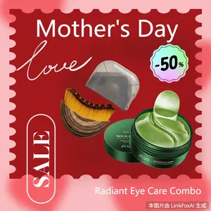 Mother’s Day Gift Pick: Avocado Eye Patches & Contour Brush Set - Nourish Her Eyes (Great Deals Inside!)gua sha skin care,Avocado Eye Mask,Contour Brush,eye patches,collagen mask,under eye patches tiktokshopspringglowup Hydrating Eye Care Eye Brightener s