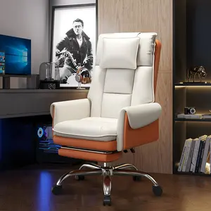 【Black Friday】Office Chair with Retractable Footrest, Heavy-Duty Ergonomic Chair, Adjustable Height High Back Computer Gaming Chairs