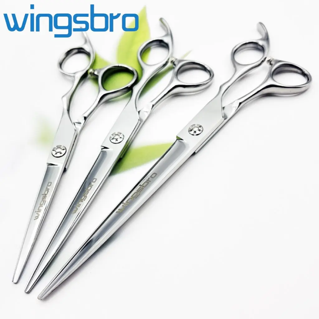 wingsbro Professional Haircutting Scissors for Adults - 6/7/8" Sizes Flat Shears, 6 Inches Precision Trimming Tool, Salon/Home Barber Equipment for Even Edges, Hair Cutting Tool, Flat Scissors Design, Daily Care, Precise Cuts, No Battery Needed