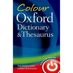 USED-Colour Oxford Dictionary & Thesaurus by Oxford Languages (Paperback)