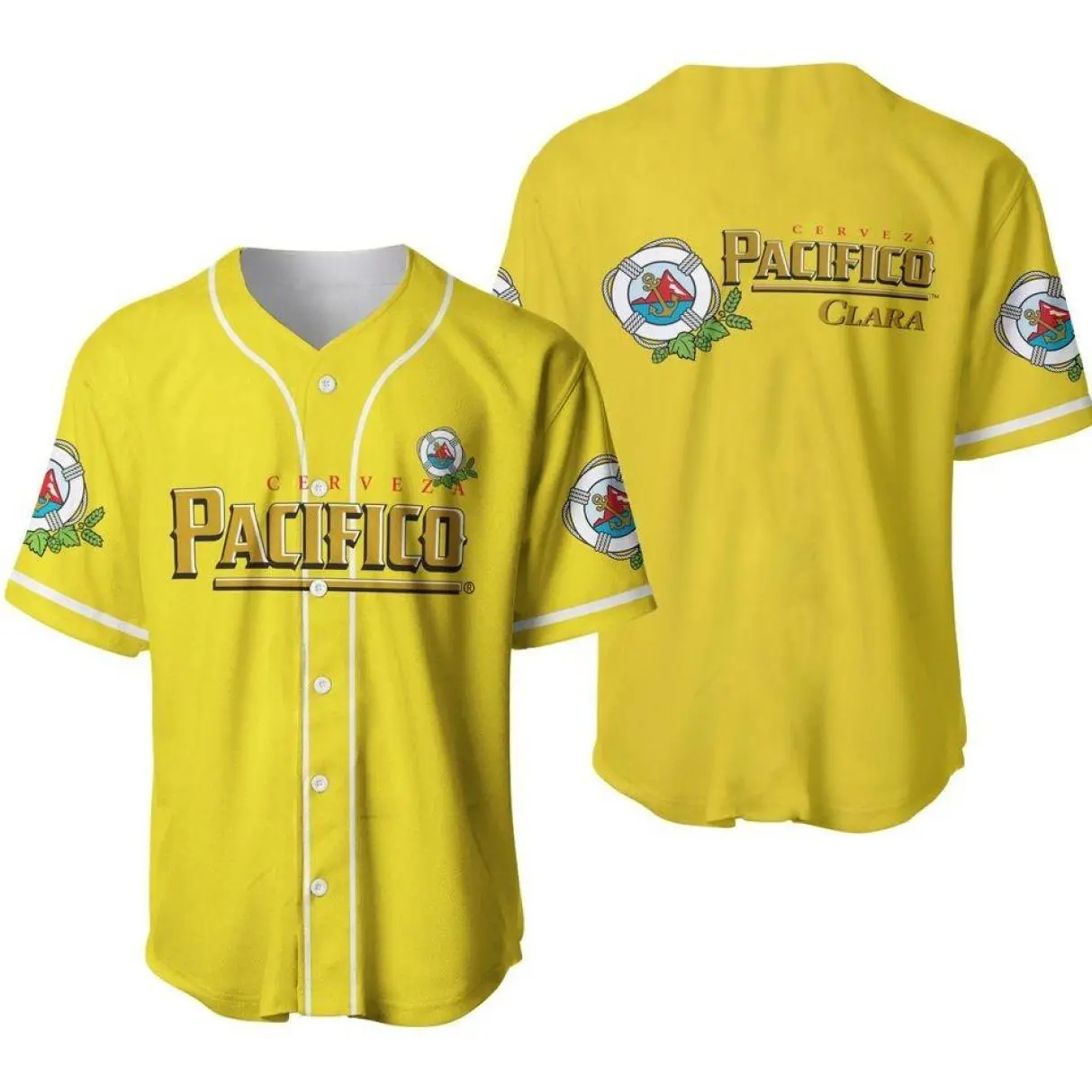 Pacifico Beer Baseball Jersey for Beers Lovers Collection - Mexico Shirt, Men Women Gift, Independence Day Beer Gear, Summer
