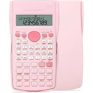 Scientific Calculator, 2 Line Cute Scientific Math Calculator Function Calculator for Students Algebra Geometry  Caculator for Middle and High School Students College School Supplies ()