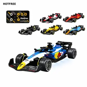 Hotfree 1/64 Pocket Size Mini RC F1 Racing Car, 2.4GHz Portable Remote & App Dual Control, USB Rechargeable Formula Drift Toy, Stress Relief Desktop Game, Birthday & Christmas Gift for Kids & Racing Fans