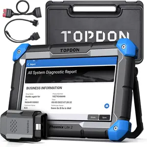 TOPDON Phoenix Lite 2 Bidirectional Scan Tool, OBD2 Scanner, Function as AD900BT AD900 Lite, ECU Coding, Wireless Automotive Diagnostic Scanner, 34+ Reset Services, FCA AutoAuth, 2 Years Free Update tiktokshopspringglowup, Batteries