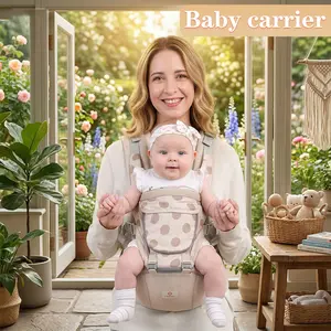 Baby Carrier Comfortable Newborn Backpack Ergonomic Infant Wrap Carrier Head Support 4-In-1 Convertible Baby Back Carrier Gift Adjustable Ergonomic Carrier