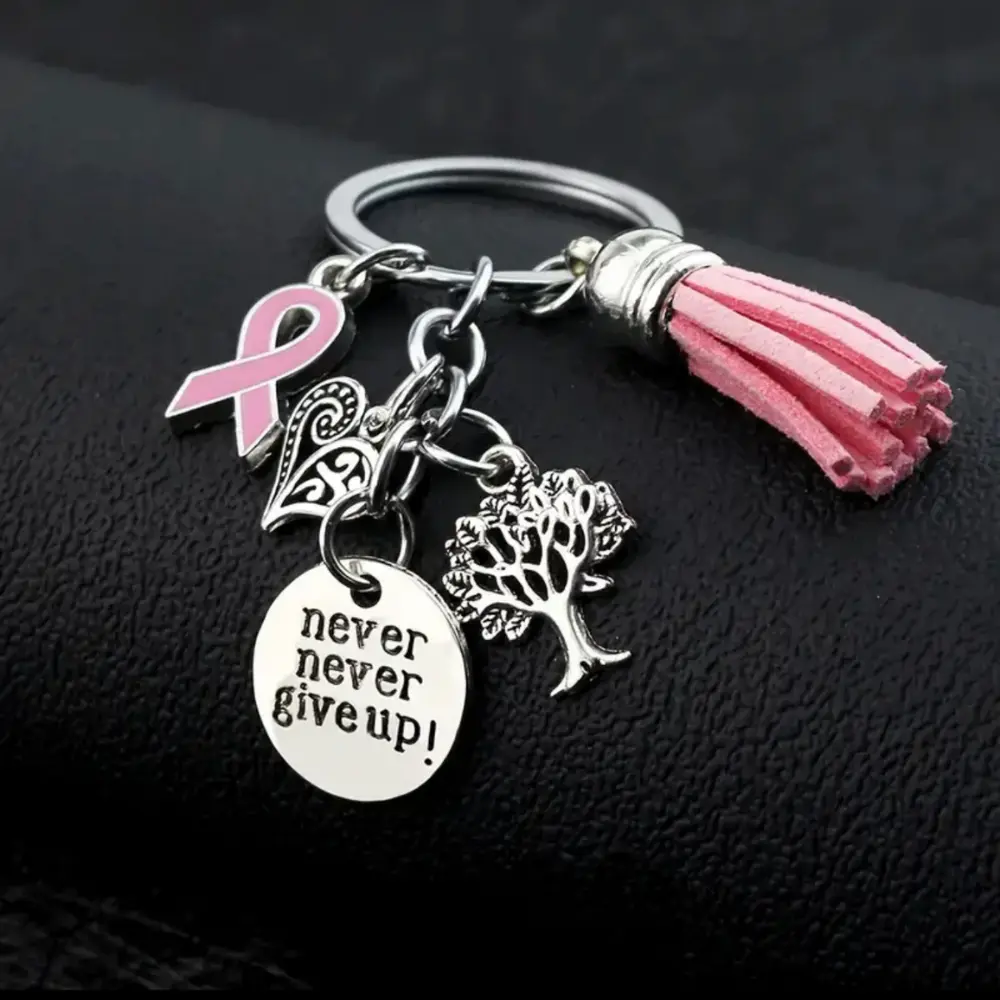 Breast Cancer Awareness Inspirational Keychain Breast Cancer Awareness Inspirational Keychain
