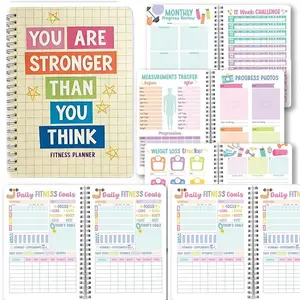 Women's Fitness Journal, Exercise Log Book, Diet & Fitness Planner, Undated Workout Diary, Sports & Gym Log, Weight Loss Tracker
