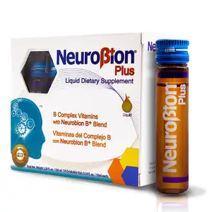 Neurobion Complejo B Plus Dietary Supplement - 10 Vials x 10mL Each - Immune System Vitamin Supplement - Edible, Healthcare