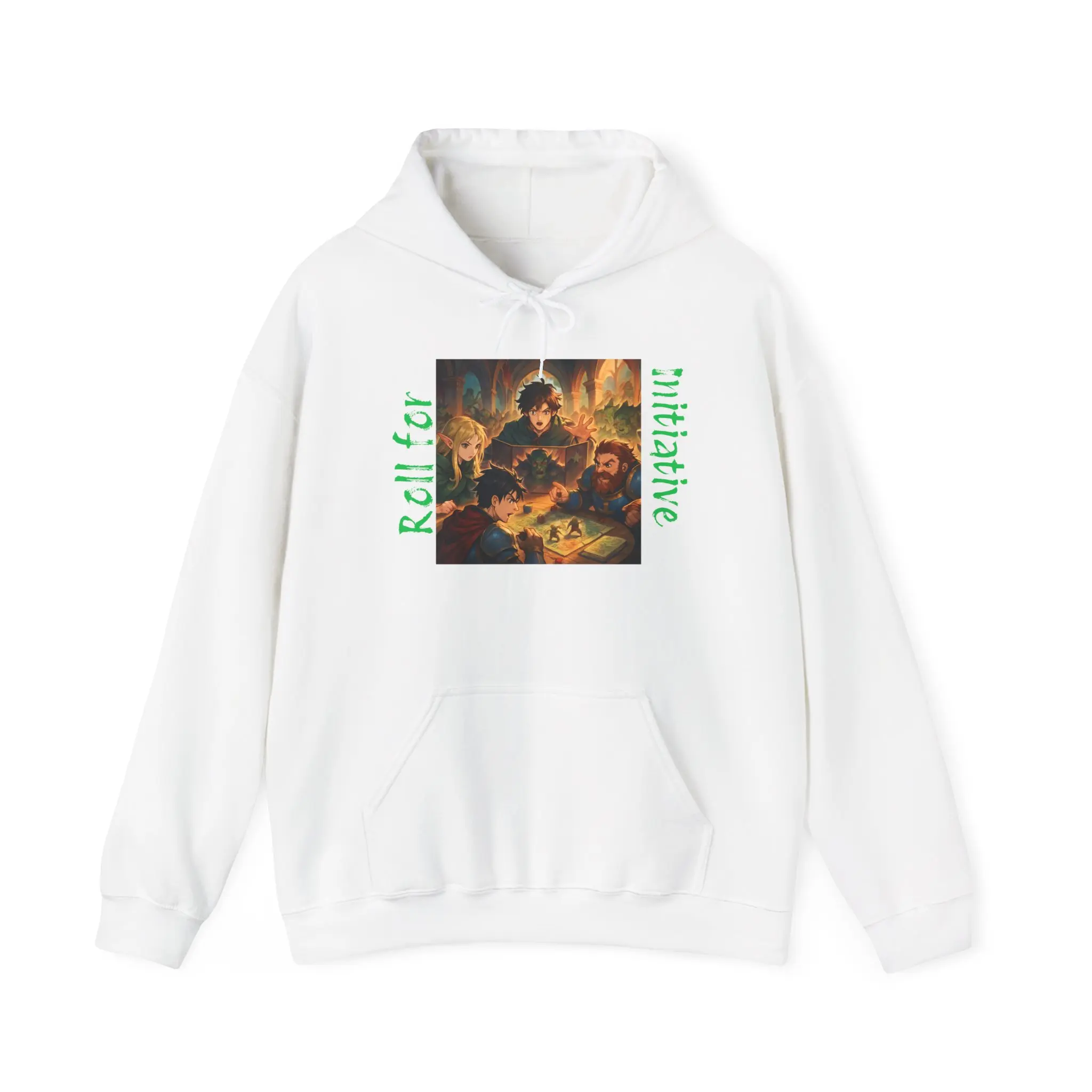 Retro Gaming Initiative Hoodie - Unisex Heavy Blend Sweatshirt, Gamer Gift, Cozy Layer, Holiday Apparel, Fun Streetwear