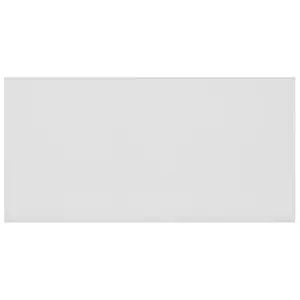 8 X 16 In Soho Gallery Grey Light Colors Glossy Pressed Glazed Ceramic