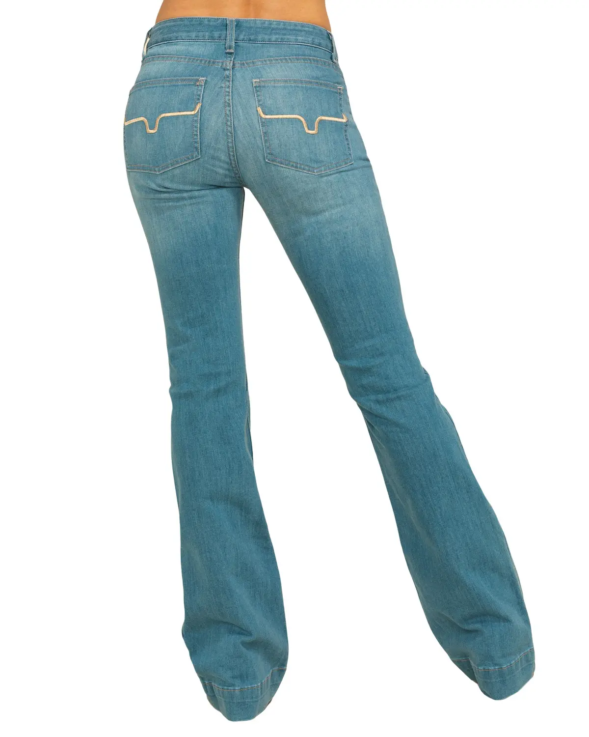 Kimes Ranch Women's Women'S Light Wash Mid Rise Lola Soho Fade Trouser - 121512