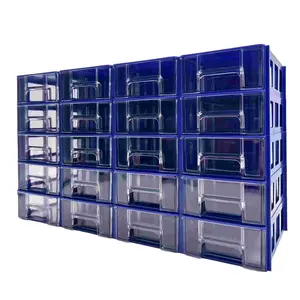 Plastic Storage Box, 20pcs Drawer Type Parts Cabinet, Multi-functional Storage Box, Home Organization & Storage Supplies, Toolbox Storage Box, Tool Storage Container