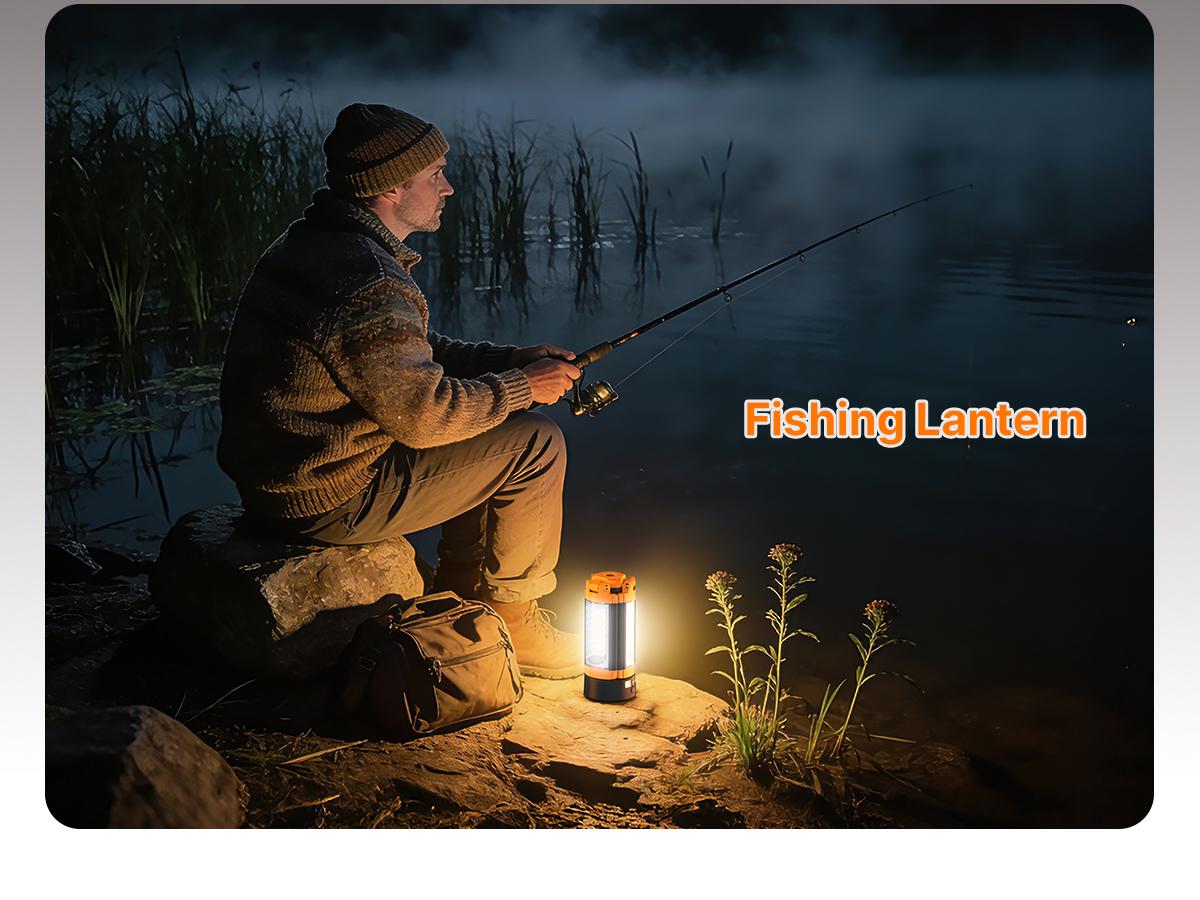 OGERY 2026 Remote-Controlled 2850LM Camping Lights with Tripod,  18000mAh Rechargeable Camping Lantern & LED Work Light, Detachable Tripod Stand up to 6.7 ft, 3 Lamp Heads for Camping & Emergency Use