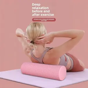 Fitness Foam Roller-Exercise Rollers for Trigger Point Self Massage and Muscle Tension Relief, Massager for Back, Legs, sports recovery, Gym, Pilates and Yoga inc 1 Bonus Cooling Towel (Black and Red)