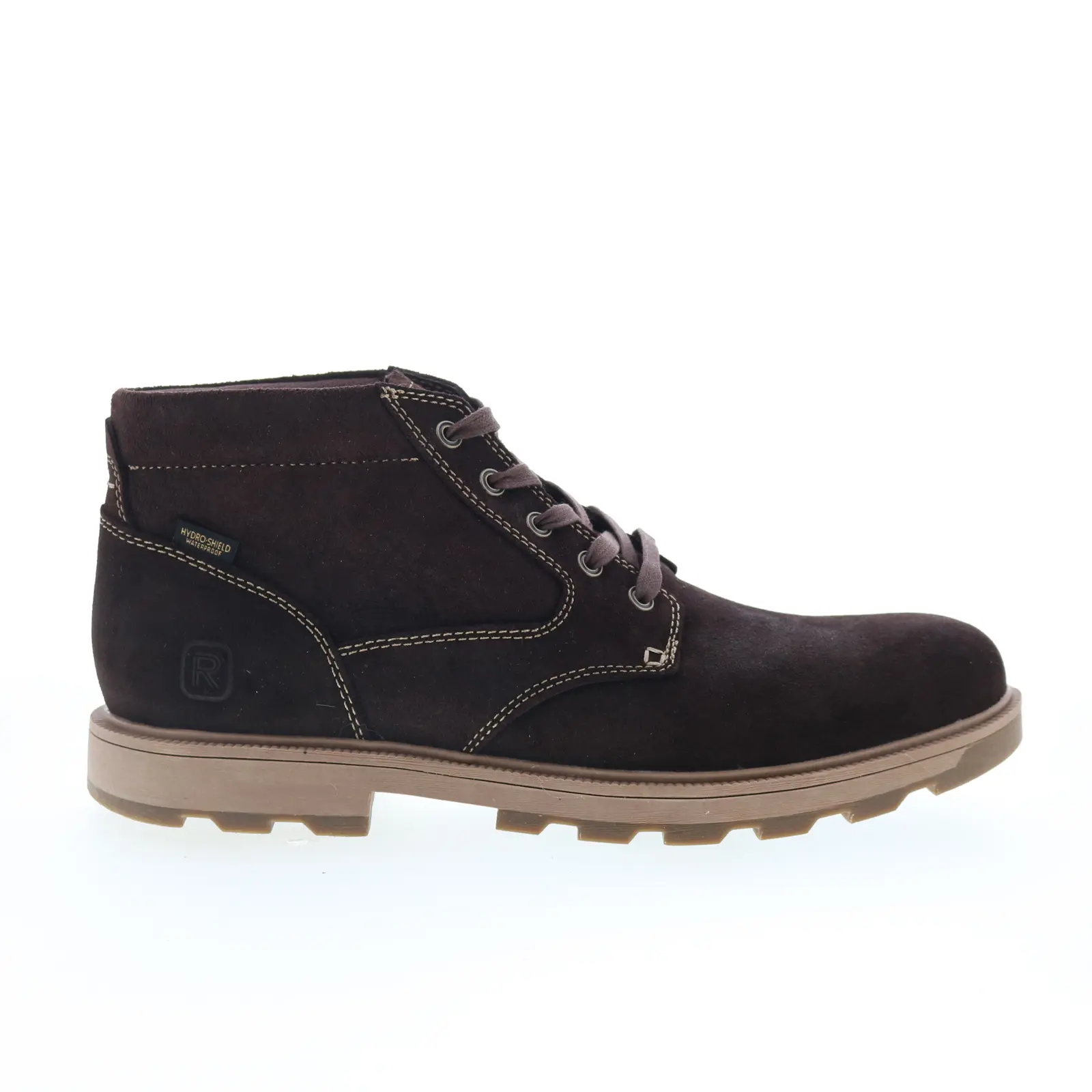 Rockport Seamus RMSEAMUS Mens Brown Wide Leather Chukkas Boots