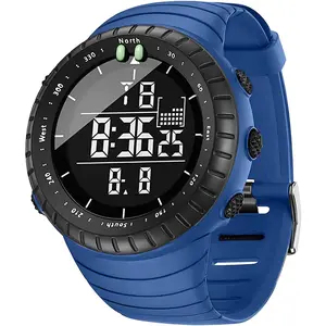 *MWS04 Men's Watches Sports Outdoor Waterproof Military Watch Date Multi Function Tactics LED Face Alarm Stopwatch for Men 6256