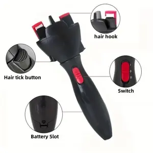 【#Summervibes】Automatic Braider Machine, Electric Braiding Tool for DIY Hairstyles, 360-Degree Rotating Smart Curling Tool for Perfect Christmas Gift