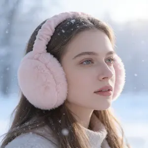 Unisex Plush Earmuffs| Foldable Winter Ear Warmers| Coldproof Outdoor Essential