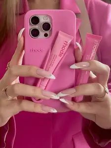 Lipstick Holder Silicone Phone Case for iPhone 11 to 17 Series
