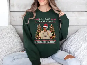 Malachi Barton Christmas Shirt, Malachi Barton T-Shirt, Gift for Fans, Malachi Barton Fan Tees, Malachi Barton Noel Shirt