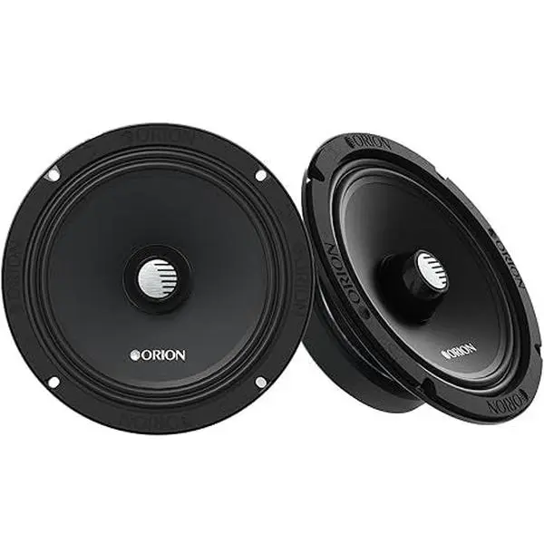 Orion CSH65 6.5" Shallow Slim Midrange Car Audio Loudspeakers - Steel Frame, Cools Voice Coil - Automotive Stereo Sound System Components for Upgrade & Installation, Car Audio Installation