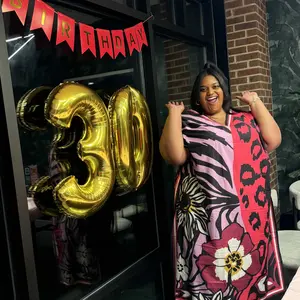 Bsubseach Kaftan Dresses for Women Plus Size Beach Swimsuit Cover Up V Neck Caftan Dress Loungewear