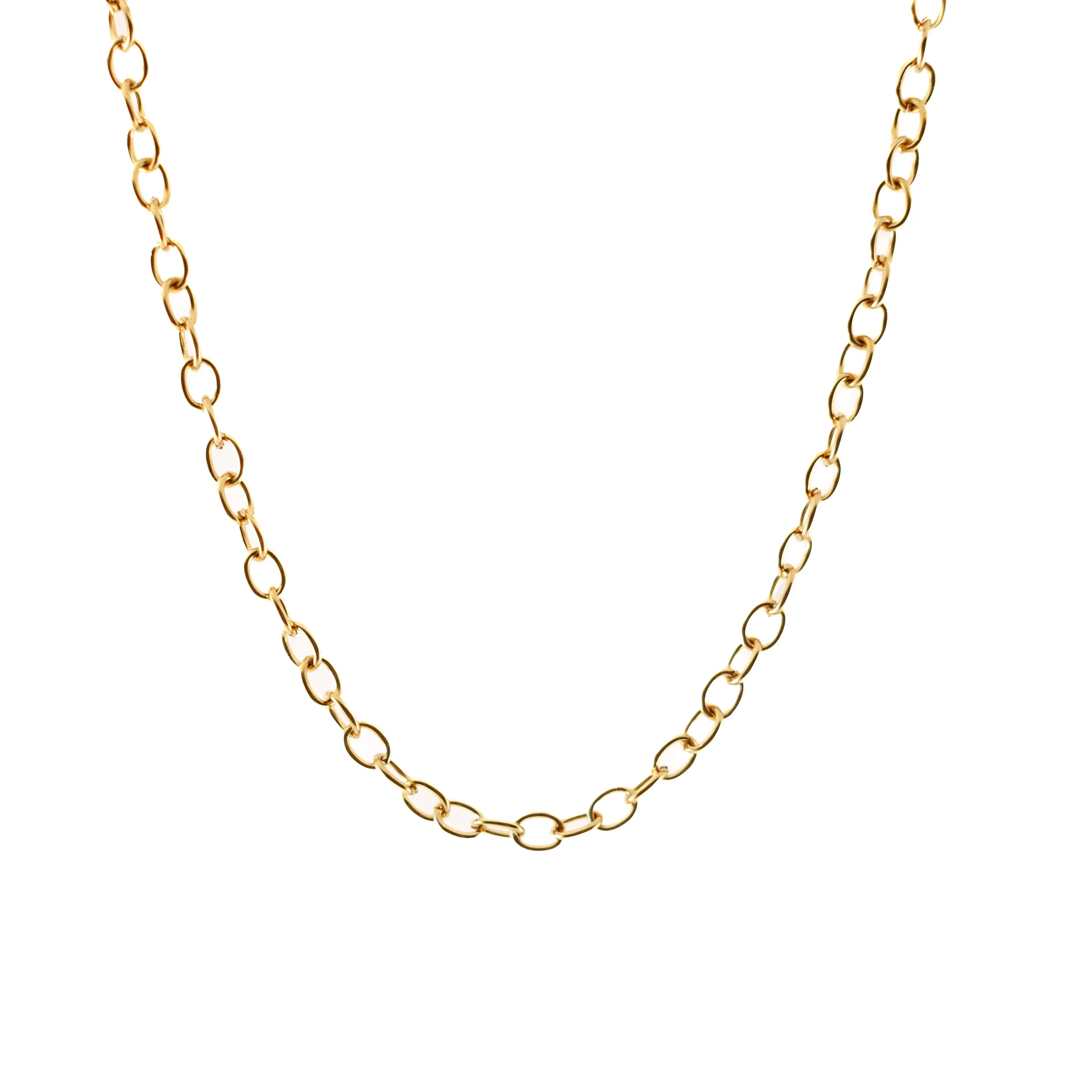 Bold Cable Chain Classic Gold Necklace