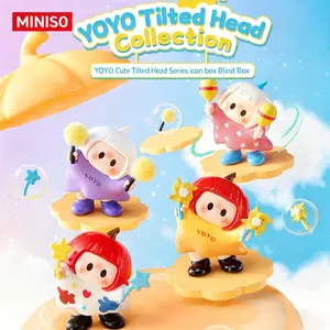 MINISO YOYO Cute Tilting Series Icon Box Blind Box Figurine “Rururu Sauce” Trendy Collectible Figurine Ornament Birthday Gift