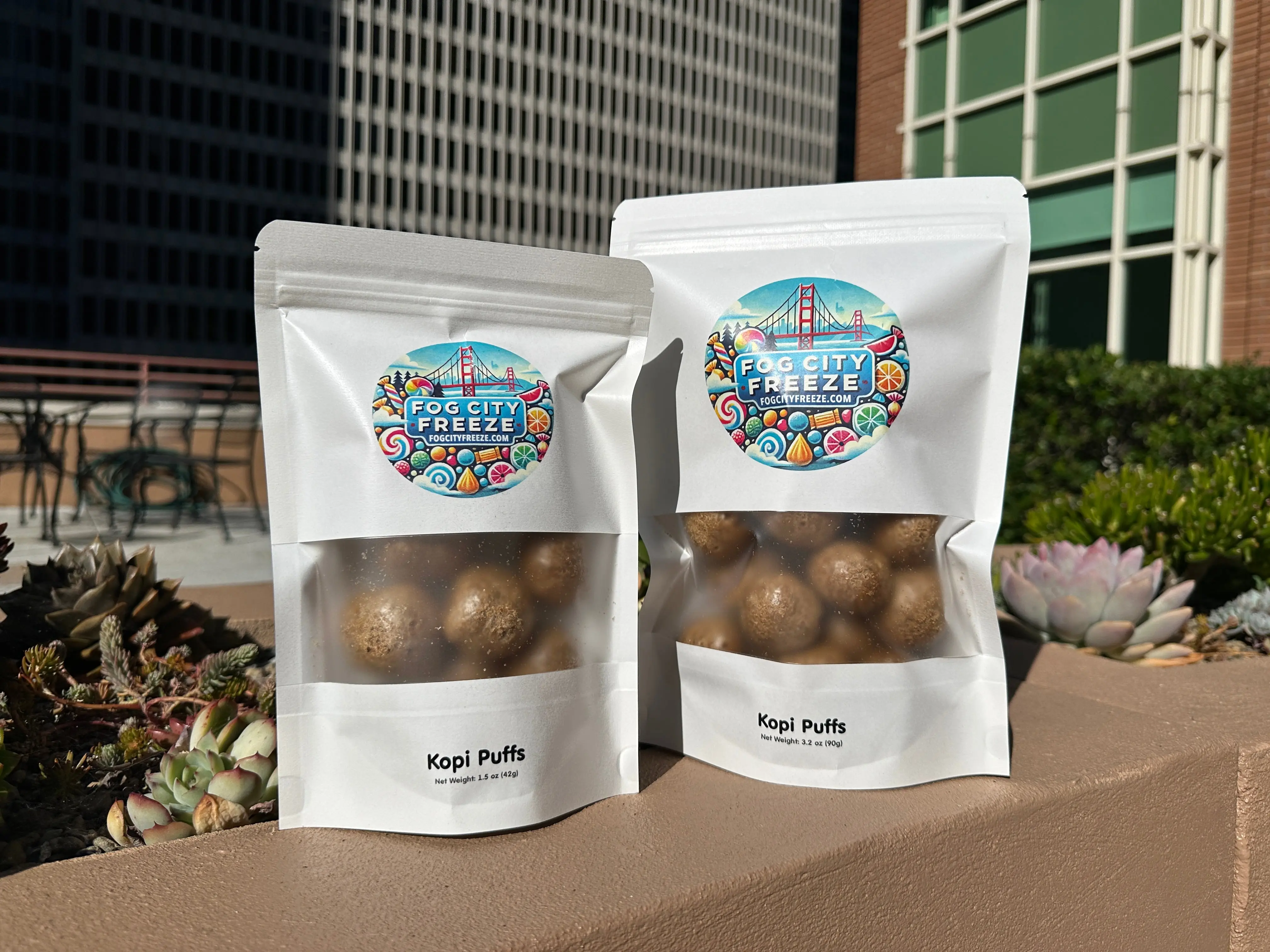 Kopi Puffs - Freeze Dried Coffee Candy Classic Bold Twist Kopi Puffs - Freeze Dried Coffee Candy Classic Bold Twist