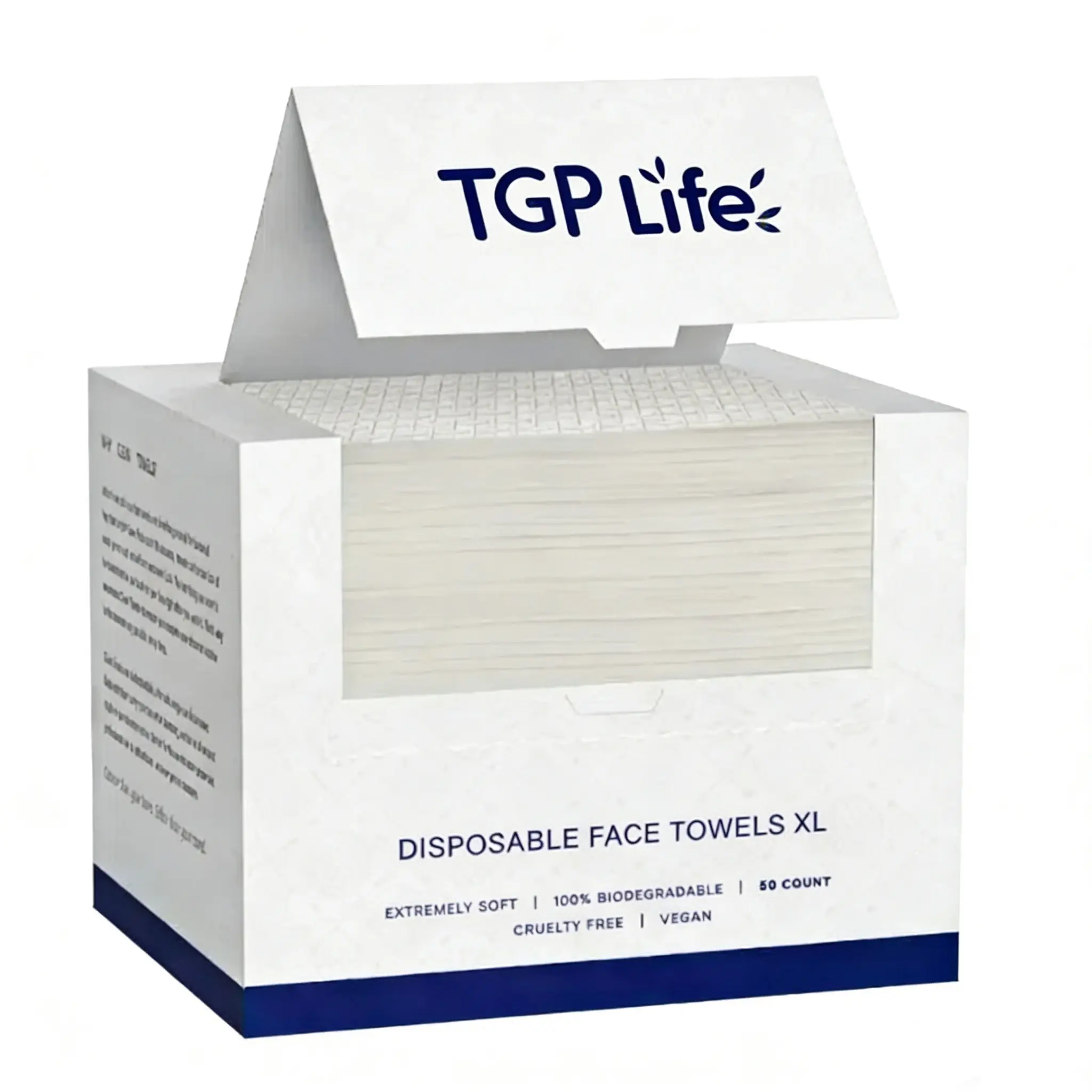 Disposable Face Towel, Single Use Towelette, 50pcs/box, Portable Multipurpose Wet and Dry Towel, Soft for Home, Bathroom, Outdoor Travel, Eco Friendly Towels, Disposable Facial Towel