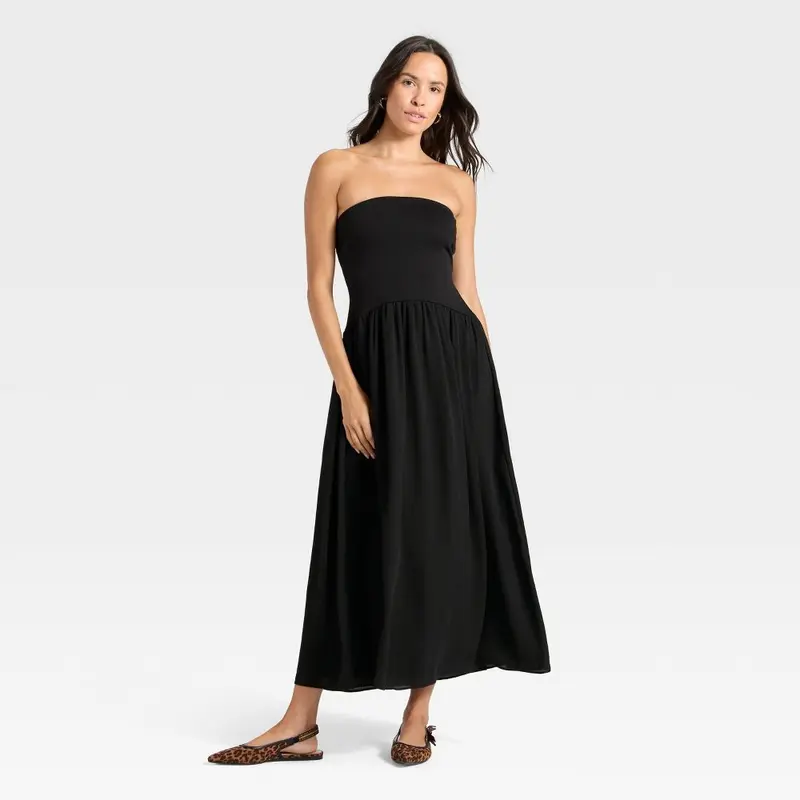 Women's Casual Maxi Dress - A New Day, Backless Style for Everyday Wear, Versatile for Accessory Pairing