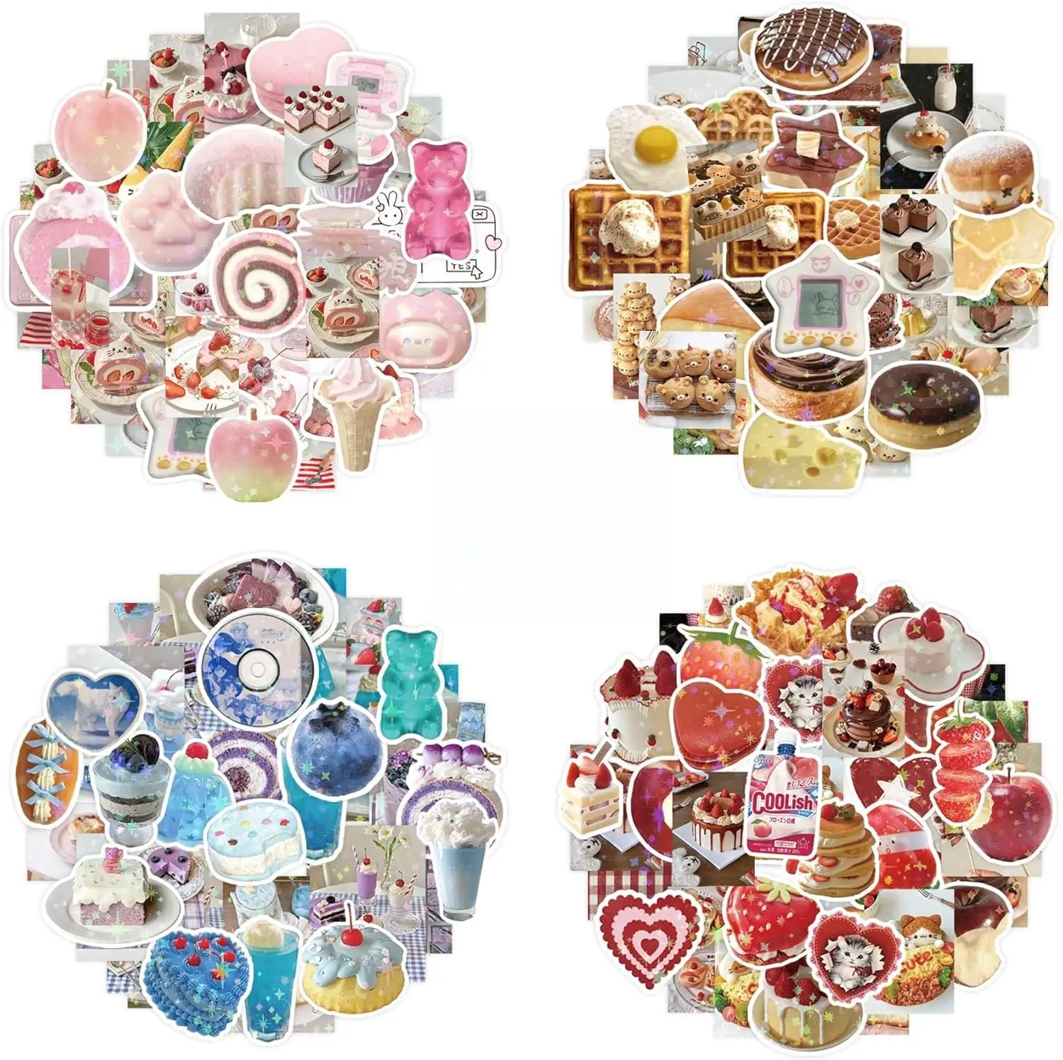 200pcs Japanese Stickers for Adults, Aesthetic Sticker for Journaling, Scrapbooking & Planners, Kawaii Animal and Retro Deco Stickers for Vision Board Supplies,Prayer Board Supplies (Japanese-Style)