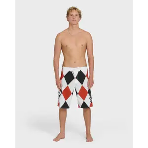 BILLABONG Men's A.I. Diamonds Pro Boardshorts, Fixed Waist Surf Shorts