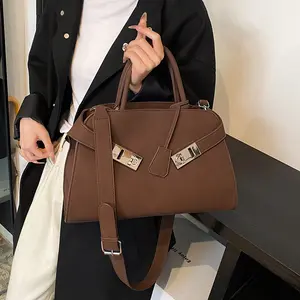 X8003 Women's Portable Tote Bag 2025 New Large-capacity PU Leather Shoulder Messenger Bag