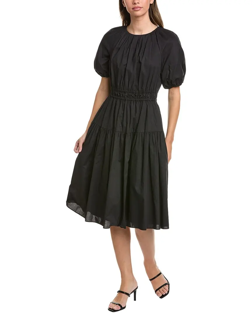 Brooks Brothers Poplin Smocked Dress