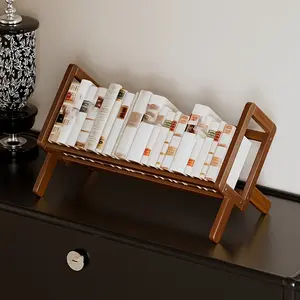Creative Small Desktop Bookshelf & Simple Bookends, Office & Study Book Organizer, Multi-Function Storage Rack