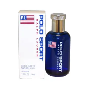 Ralph Lauren M-1153 Polo Sport Men's Woody Citrus Amber Spray-On Fragrance, 2.5 fl oz EDT Spray, Floral Perfume Oil with Aldehyde Blends, Spray-On Men's Fragrance