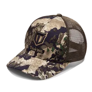 TIDEWE Veil Whitetail Mesh-Back Logo Hunting Cap with Camouflage Design and Mesh Back for Comfort