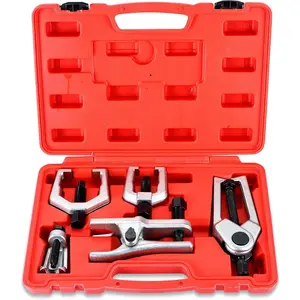 5-in-1 Ball Joint Separator |   Pitman Arm Tie Rod End Tool Set for Front End Service, Splitter Removal Kit Ball Joint Removal Tool